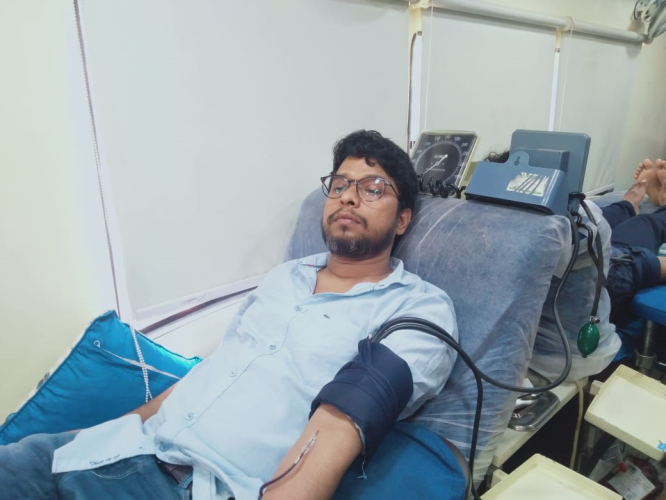 Health and Blood Donation Camp